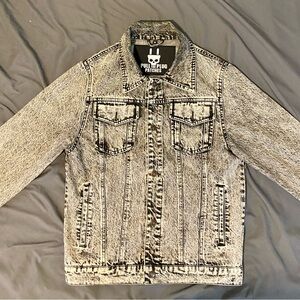 Men's Black Denim Vest